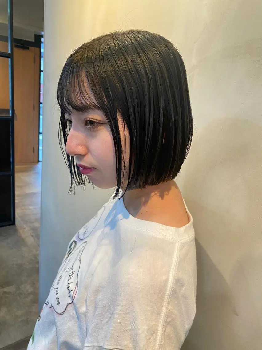 カット+透明感カラー＋1stepトリートメント¥6900の写真