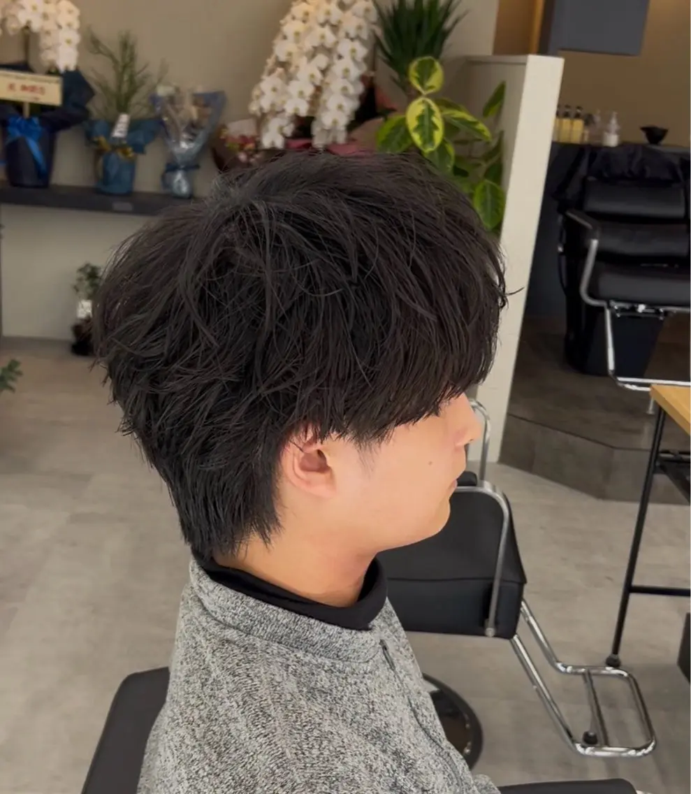 【🔥2月限定🔥】🫧✂️メンズカット+シャンプー✂️🫧【スタイリング込み】【マッシュ限定】の写真