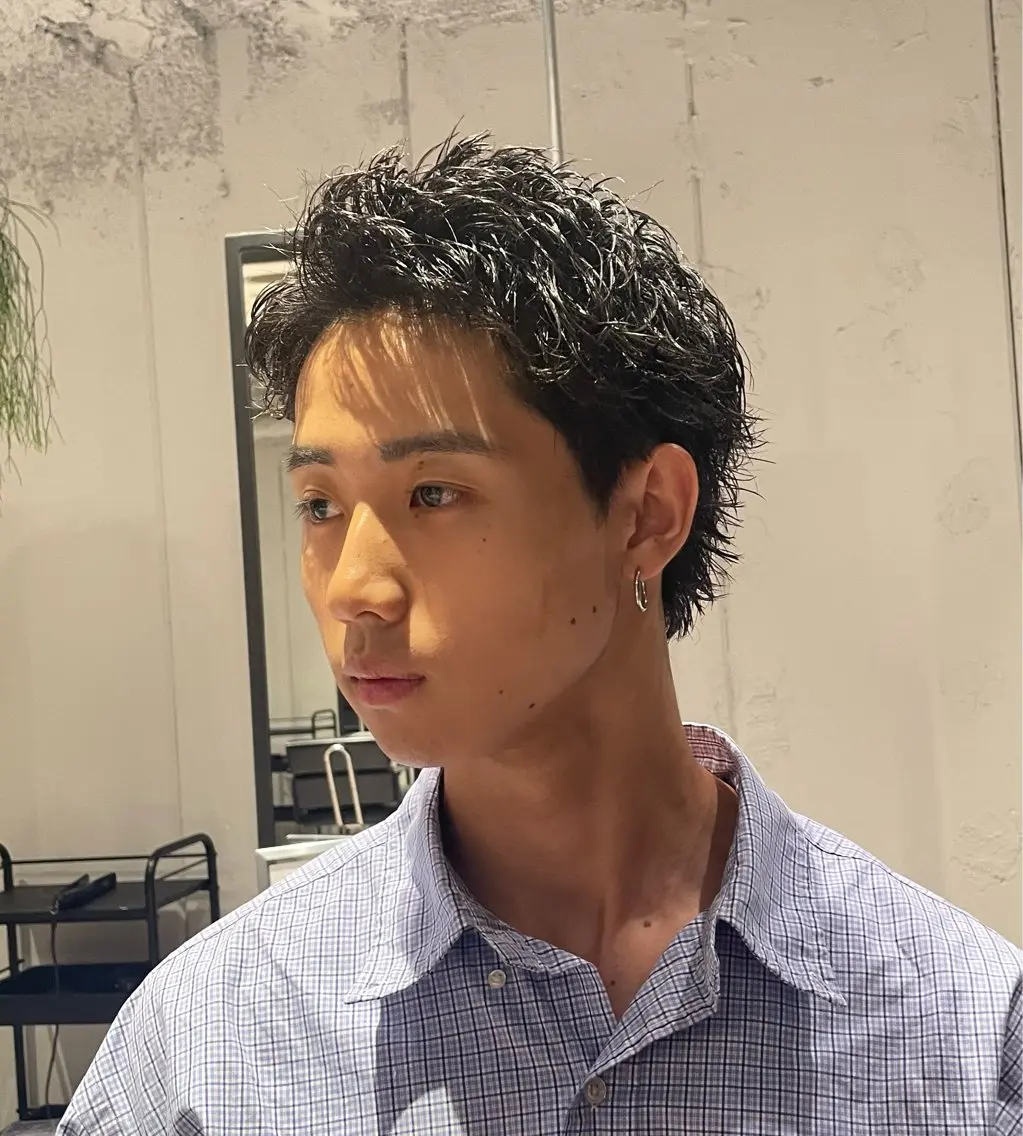 ショート パーマ カット パーマ 🔱メンズパーマ特化 🔱山下和輝のヘアスタイル