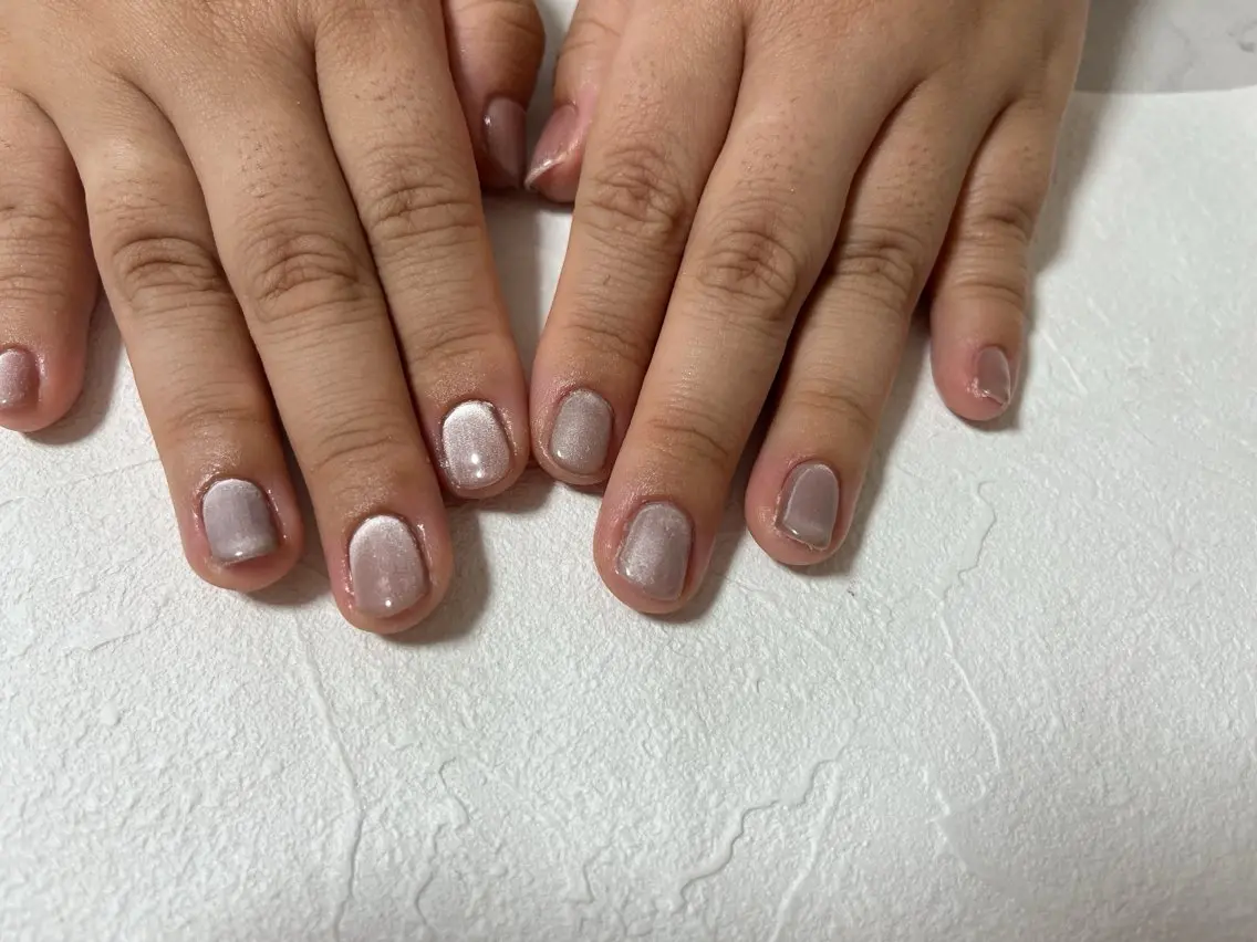ネイル オーロラネイル フットネイル フレンチネイル ジェルネイル 韓国ネイル ハンドネイル kiki nail たまプラーザのネイルデザイン