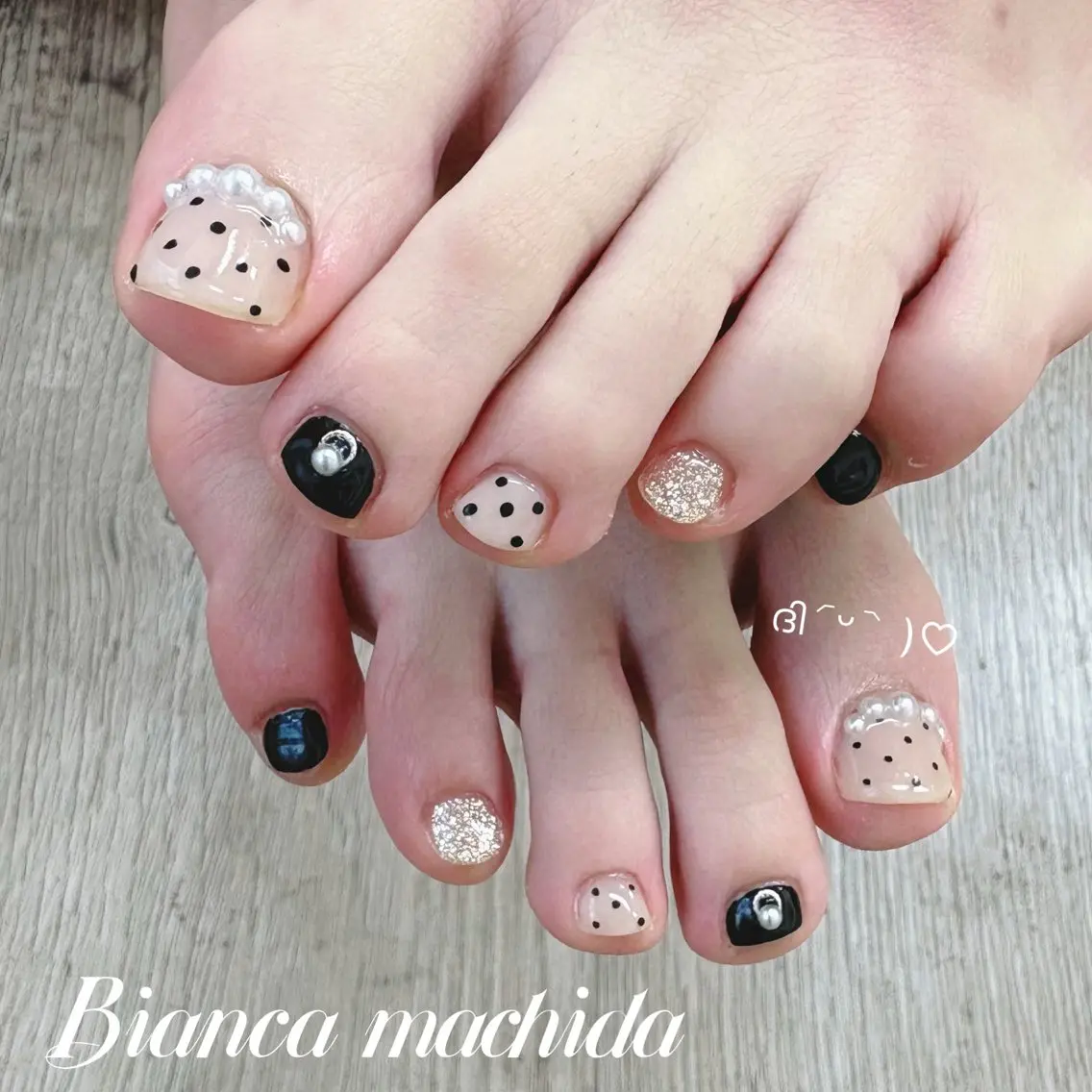 【オフあり】フット/定額デザイン🌟/N▶︎¥7,130​〜​ R▶︎¥8,130​〜​/オフ代別途/パラジェル変更可◎の写真