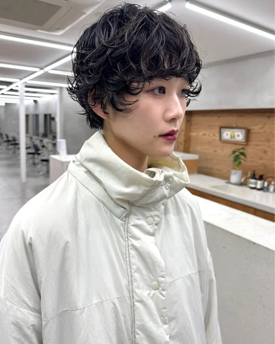 ショート パーマ Kaito🐶 /デザイン/レイヤーのヘアスタイル