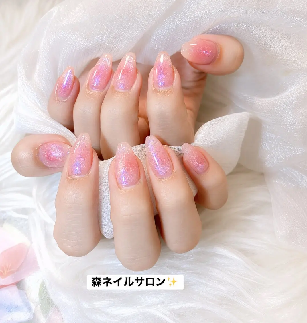 ネイル ハンドネイル 森 ネイル サロンのネイルデザイン