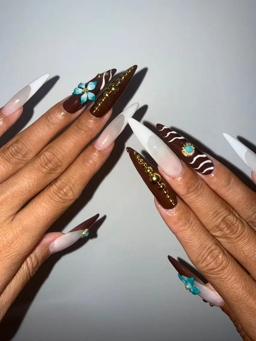 ロング ハンドネイル RIHO NAILのネイルデザイン