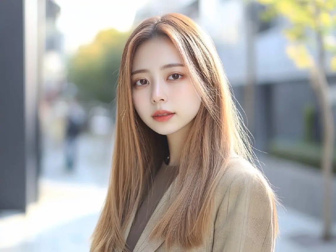 ロング カラー ブリーチ ダブルカラー ハイライトカラー インナーカラー ボブ ヘアカラー トリートメント Luisハイライト　 喜連瓜破、髪質改善のヘアスタイル