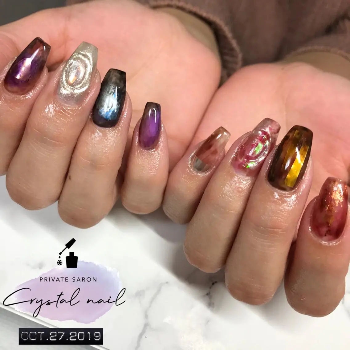 ネイル ニュアンスネイル ハンドネイル SCENERY NAILのネイルデザイン