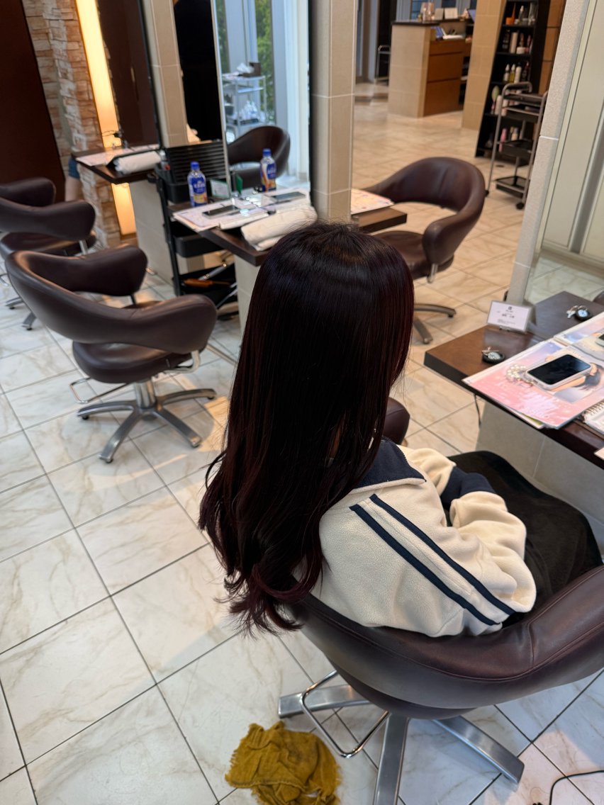 ロング カット ヘアカラー 篠崎 大翔のヘアスタイル
