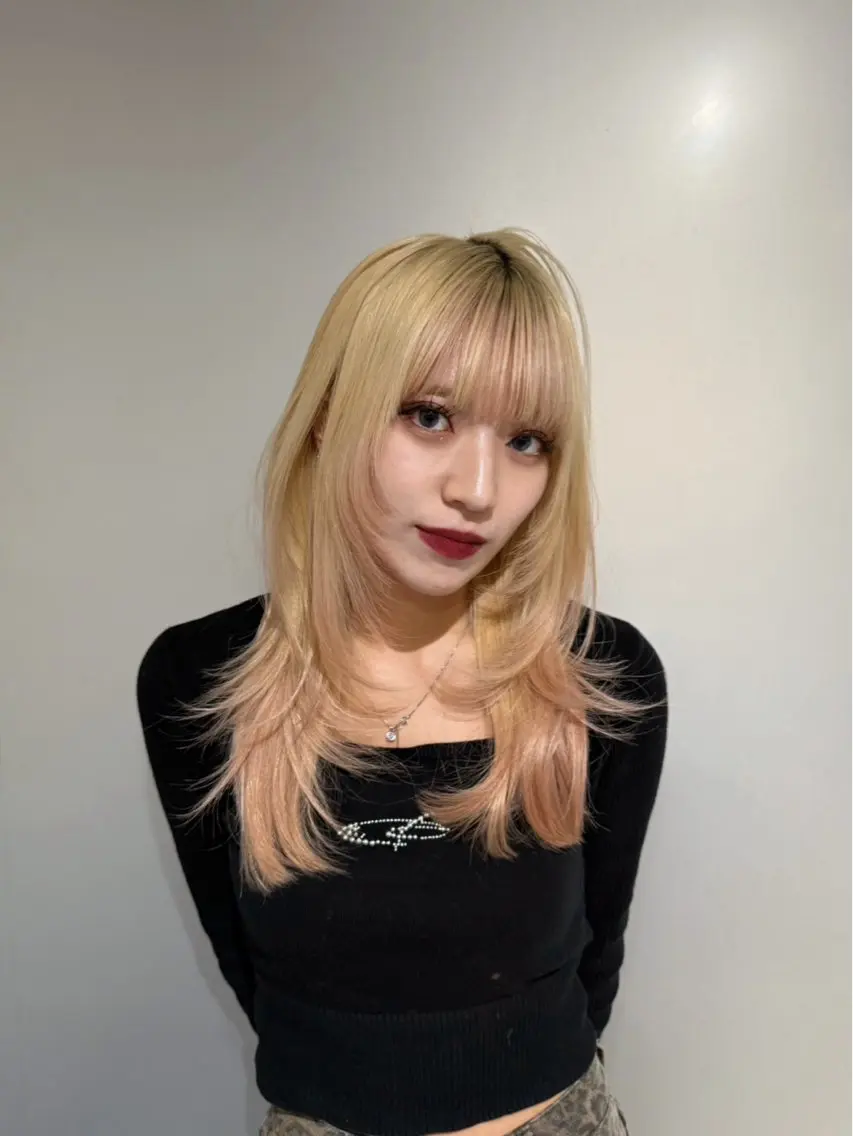 ロング 透明感×エクステ× 前髪,顔周り そうまのヘアスタイル