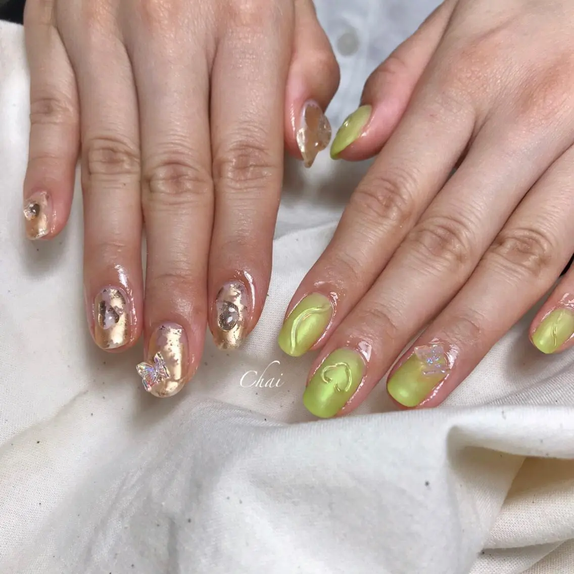 ネイル 持ち込み ハンドネイル chai nail _ai📍鶴橋/桃谷のネイルデザイン
