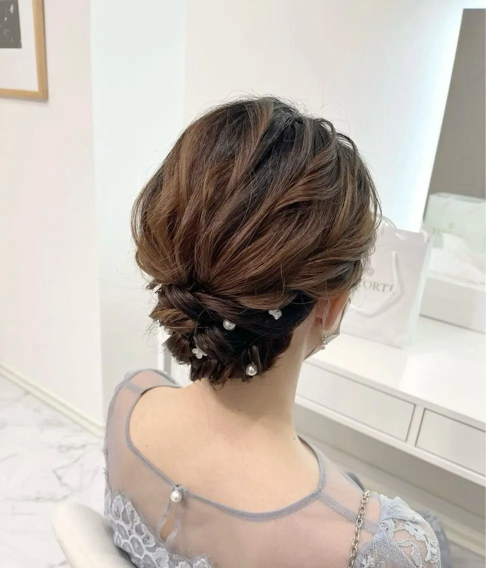 セミロング ヘアアレンジ ヘアセット ヘアセット専門店 Rのその他イメージ