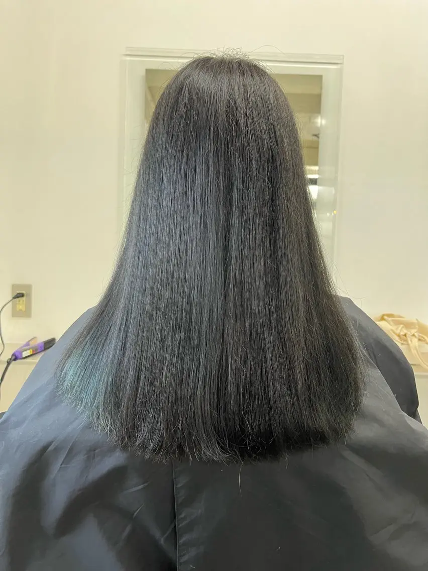 ロング カラー ヘアアレンジ エクステ7:30〜 LuciA\5900のヘアスタイル