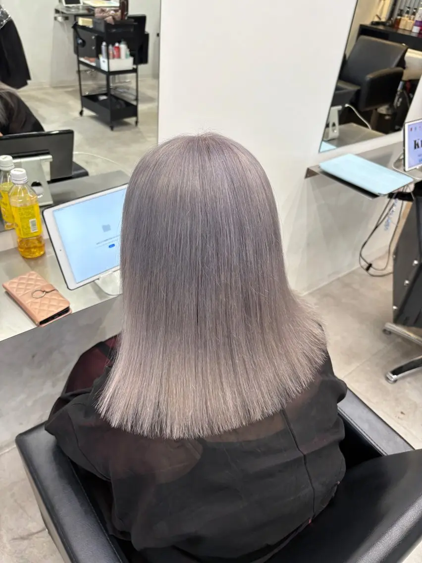 ☾·̩͙⋆カット+ケアダブルカラー+1stepTRの写真