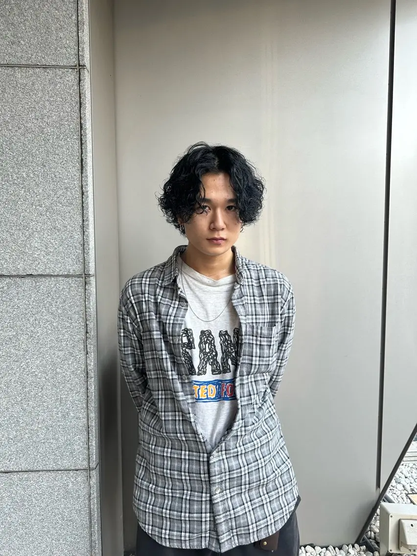 パーマ メンズ 渋谷　無料カット /コウシロウのヘアスタイル