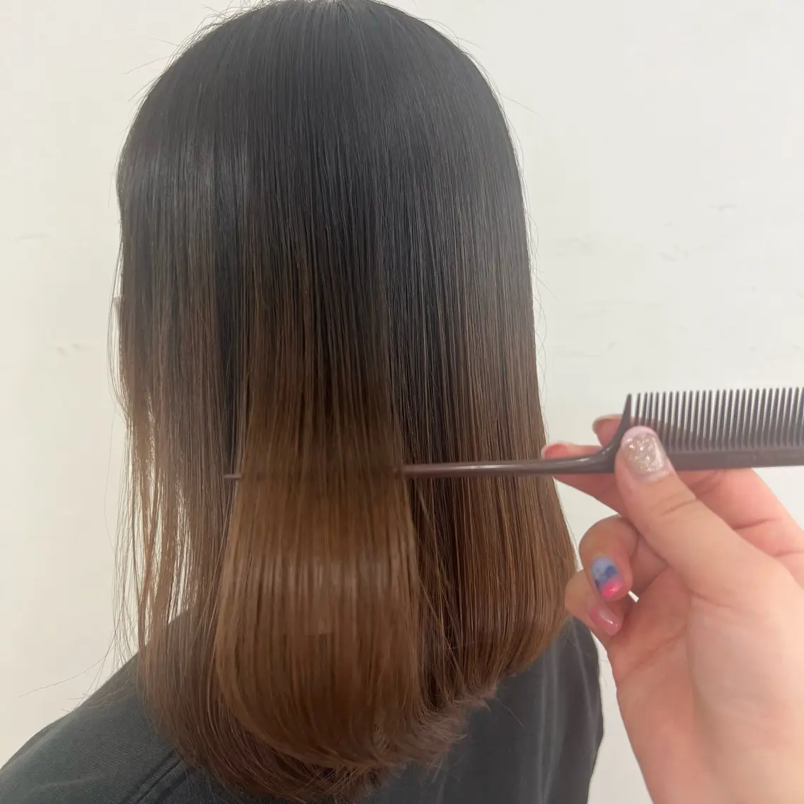 セミロング パーマ 縮毛矯正 🌼江幡 朱音🌼のヘアスタイル