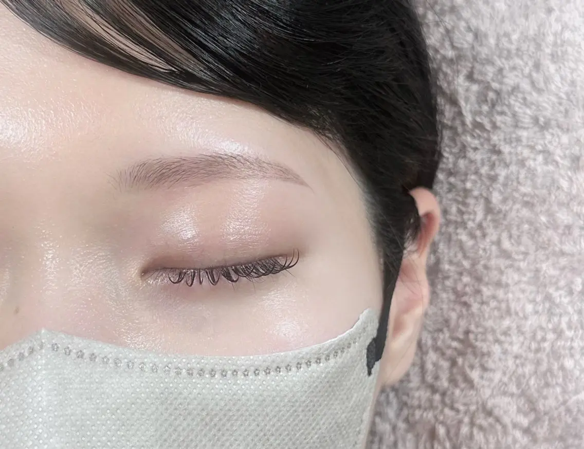 🎀【アイブロウ】黄金比測定/オーガニックカラー/眉毛wax脱毛/眉メイクの写真