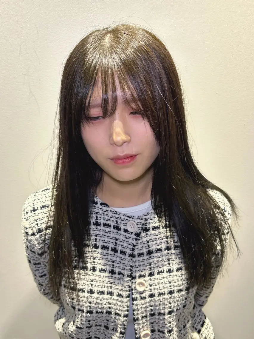 ミディアム カラー ヘアカラー sho 【ハイトーンカラー】のヘアスタイル
