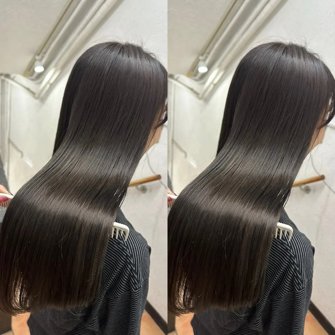 ロング カラー 髪質改善🩵縮毛矯正 代々木/木下のヘアスタイル