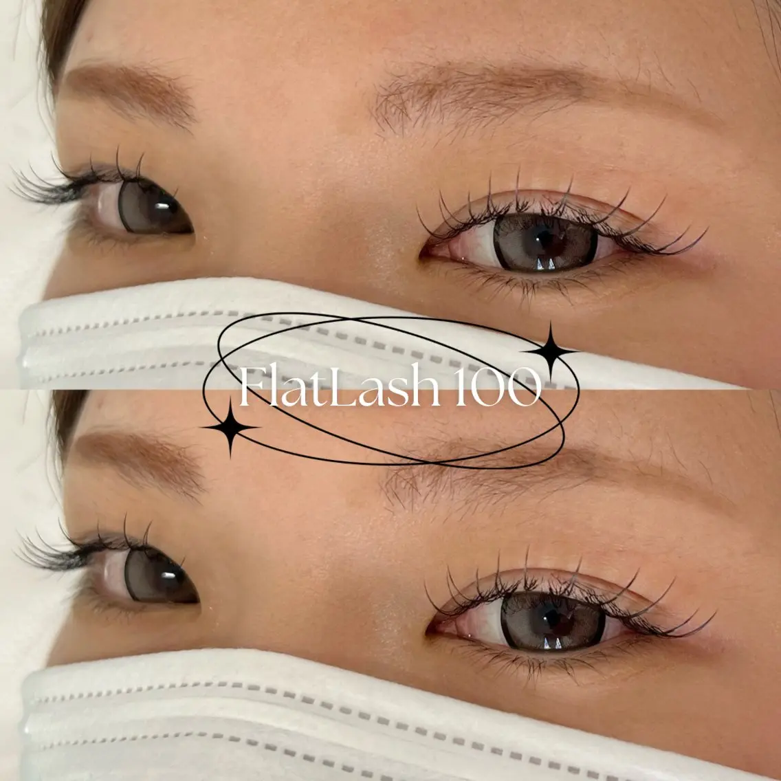 マツエク・マツパ フラットラッシュ 目尻長め NOA lashes ♡hikaru♡のマツエク・マツパデザイン