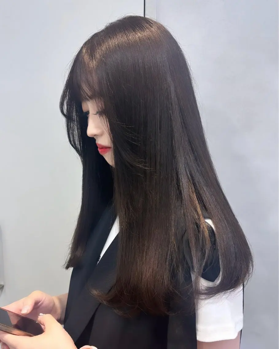 ロング momochan🍑 やわらかいボブ♡のヘアスタイル