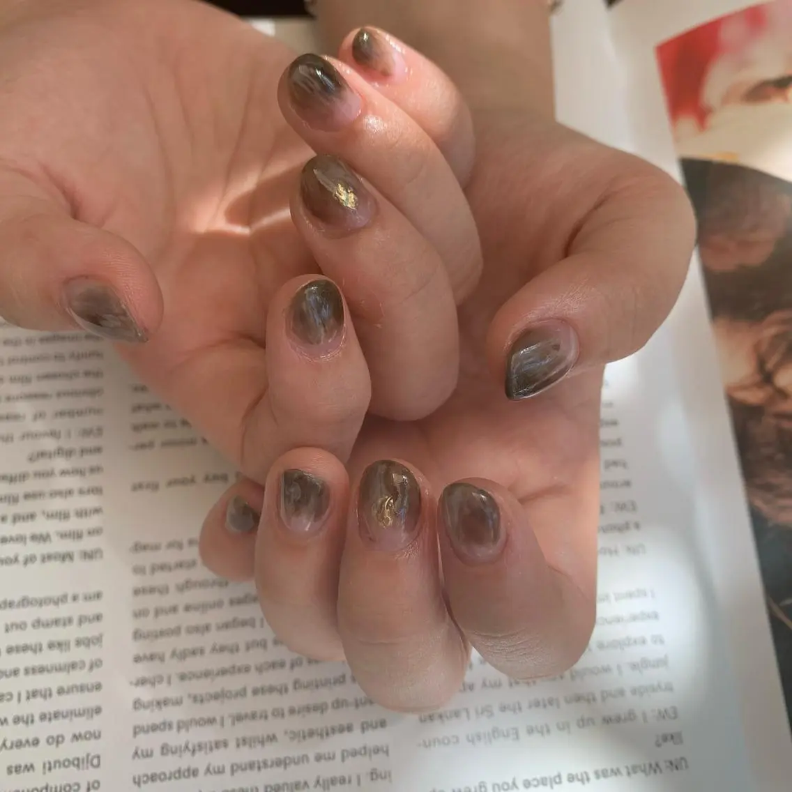 ネイル ブラウン cocoro nail salonのネイルデザイン