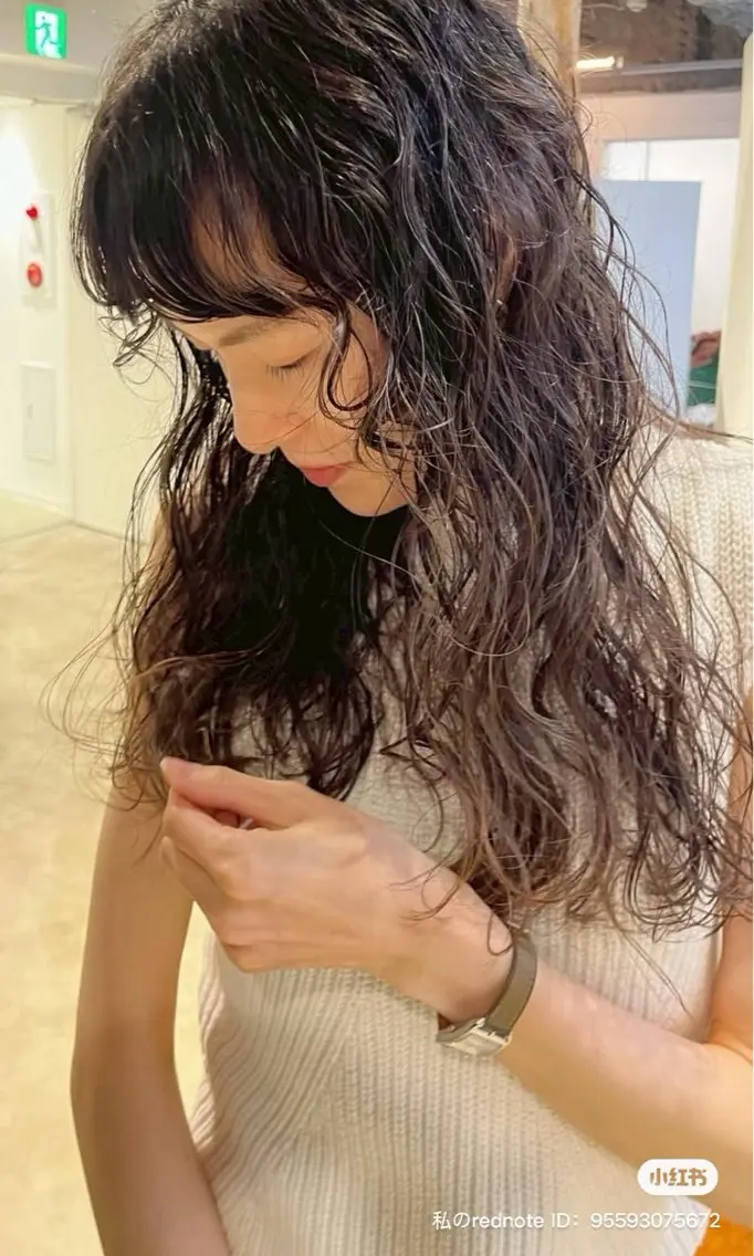 カット➕スパイラルパーマの写真