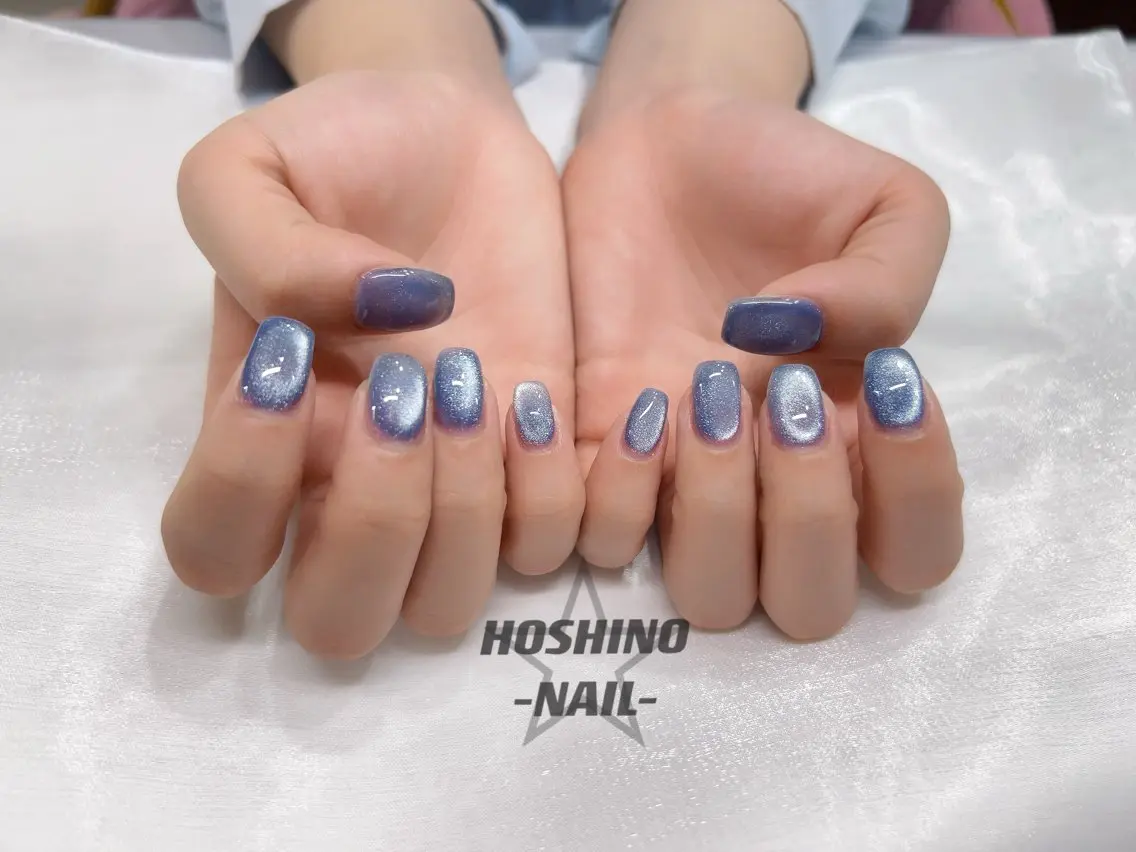 ネイル キラキラネイル マグネットネイル オフィスネイル ワンカラーネイル ピンク ★Rena Nail★のネイルデザイン