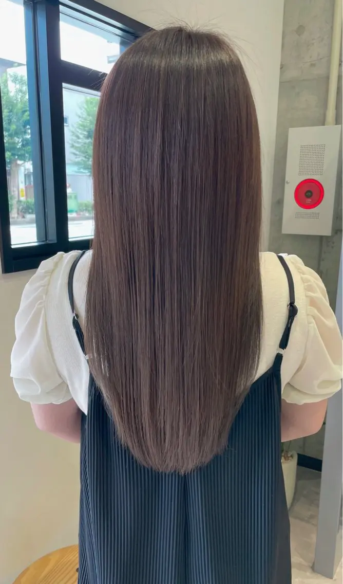 ロング カラー 髪質改善 トリートメント ドライ カット✂️髪質改善のヘアスタイル