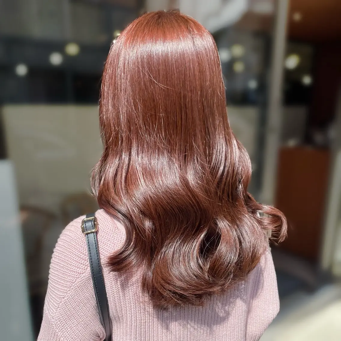セミロング カラー ブリーチなしカラー kana🐱のヘアスタイル
