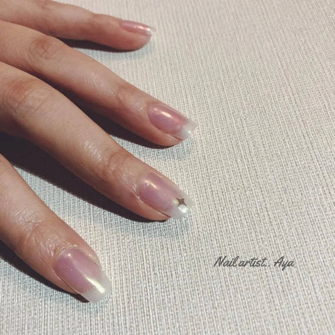 ネイル オーロラネイル Kiffer Ayaのネイルデザイン