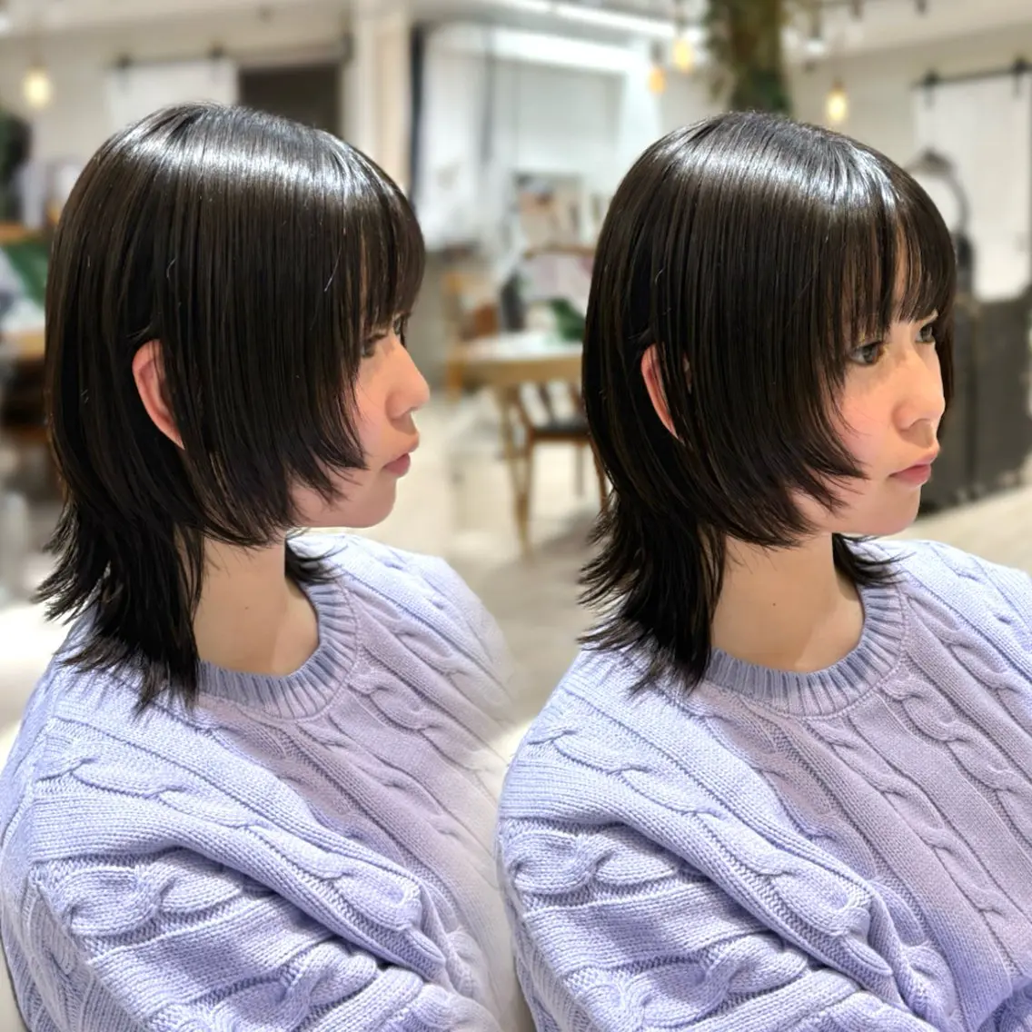 デビュー前限定価格⭐️ウルフカット🐺🤍【⠀シャンプー+ブロー込み!】の写真