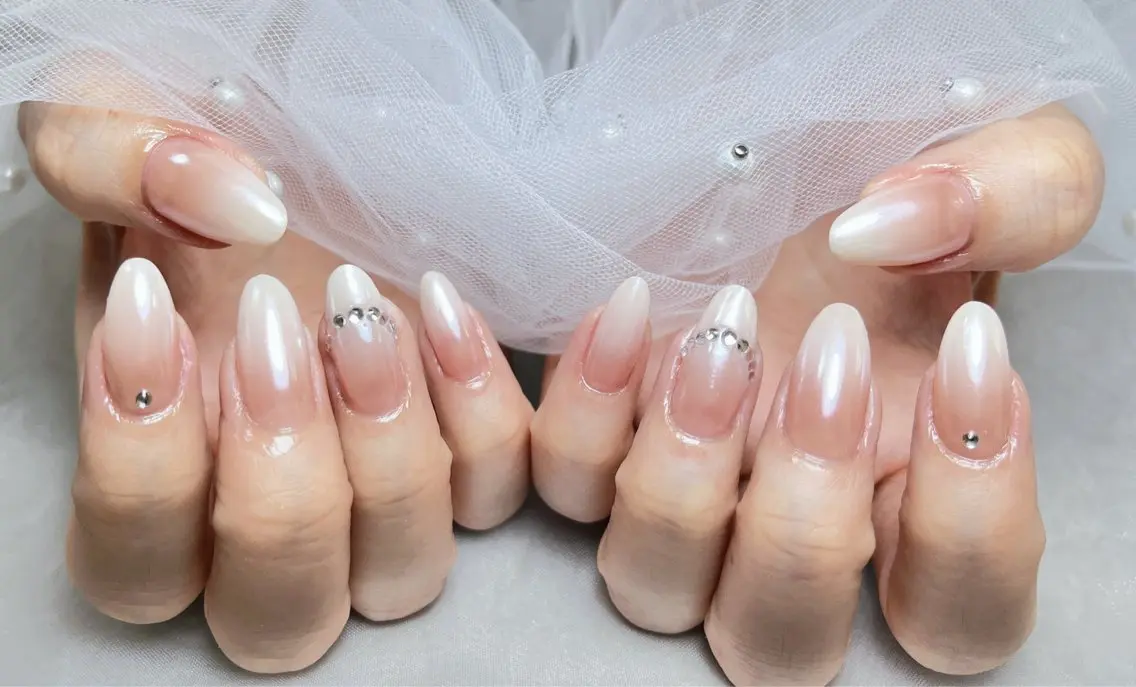 ネイル オーロラネイル チークネイル フットネイル フレンチネイル ジェルネイル NEW NAIL💞 yukiのネイルデザイン