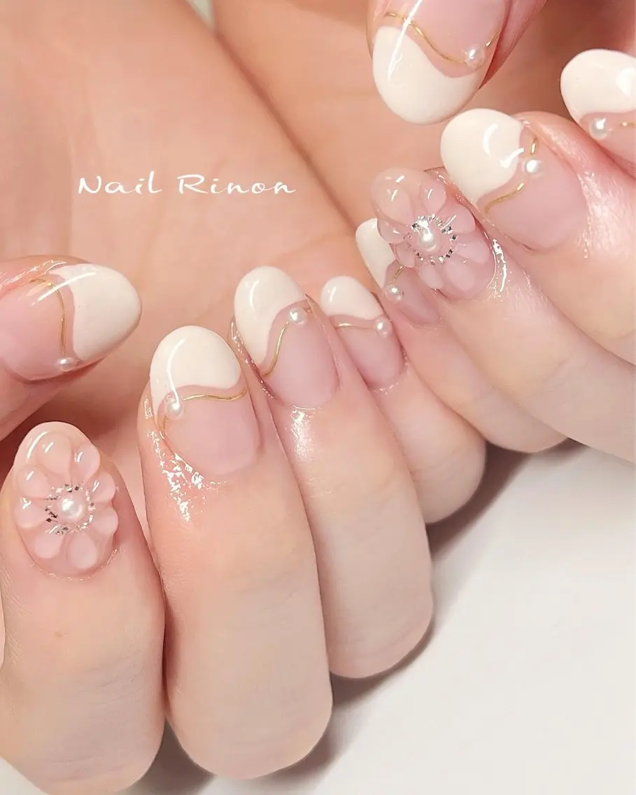 ネイル ぷっくりネイル ハンドネイル Nail Rinonのネイルデザイン