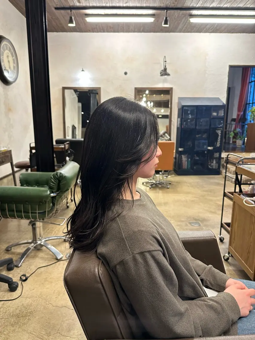 ロング ロングレイヤー レイヤーカット ロング 🦖ノザワ リンカ🦖のヘアスタイル