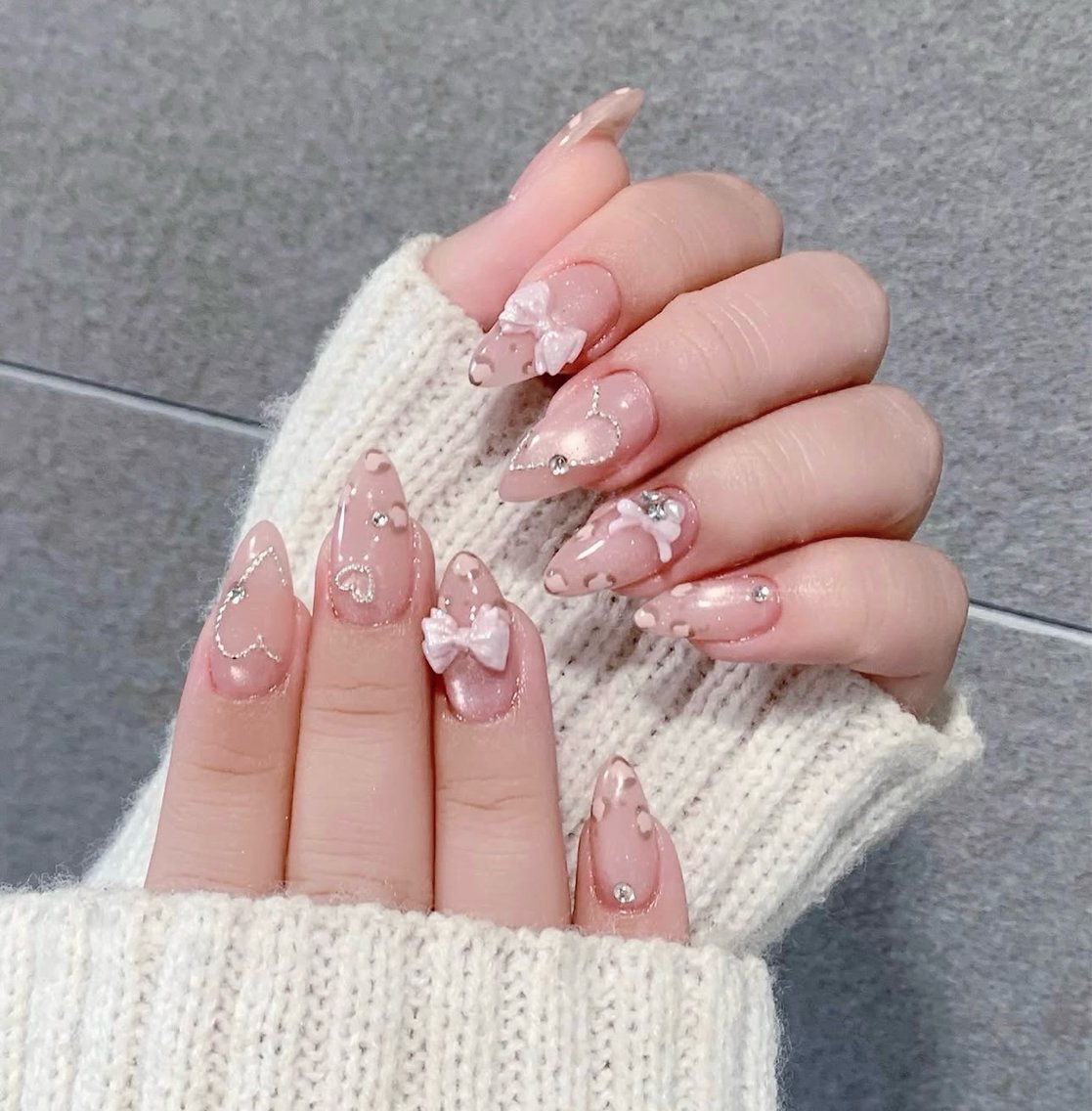 ネイル ハンドネイル MONE PINK  NAILのネイルデザイン