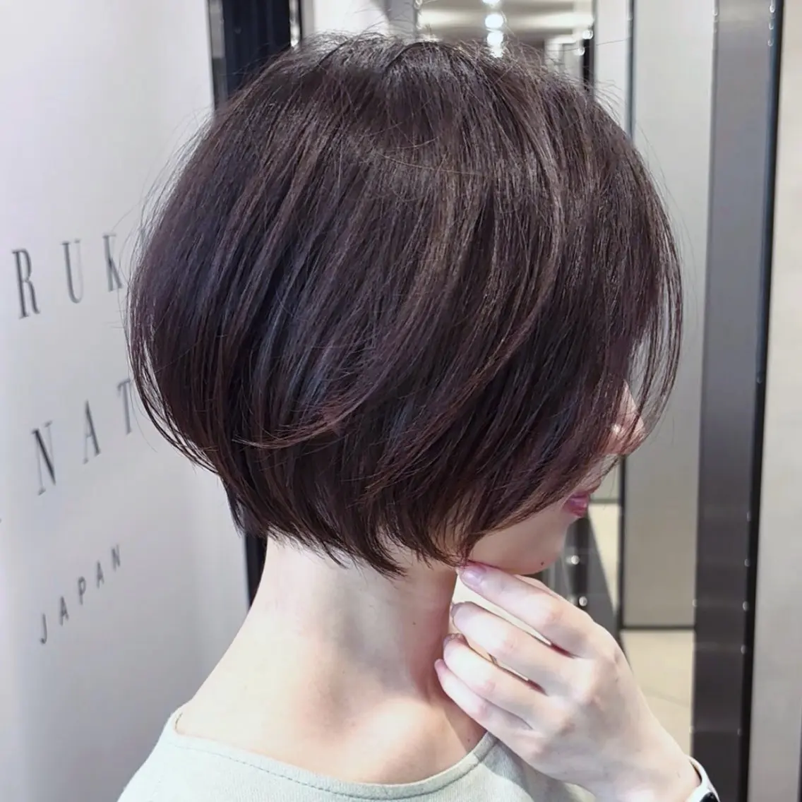 ショート ショートボブ ボブ ショートヘア short hair design上八木店のヘアスタイル