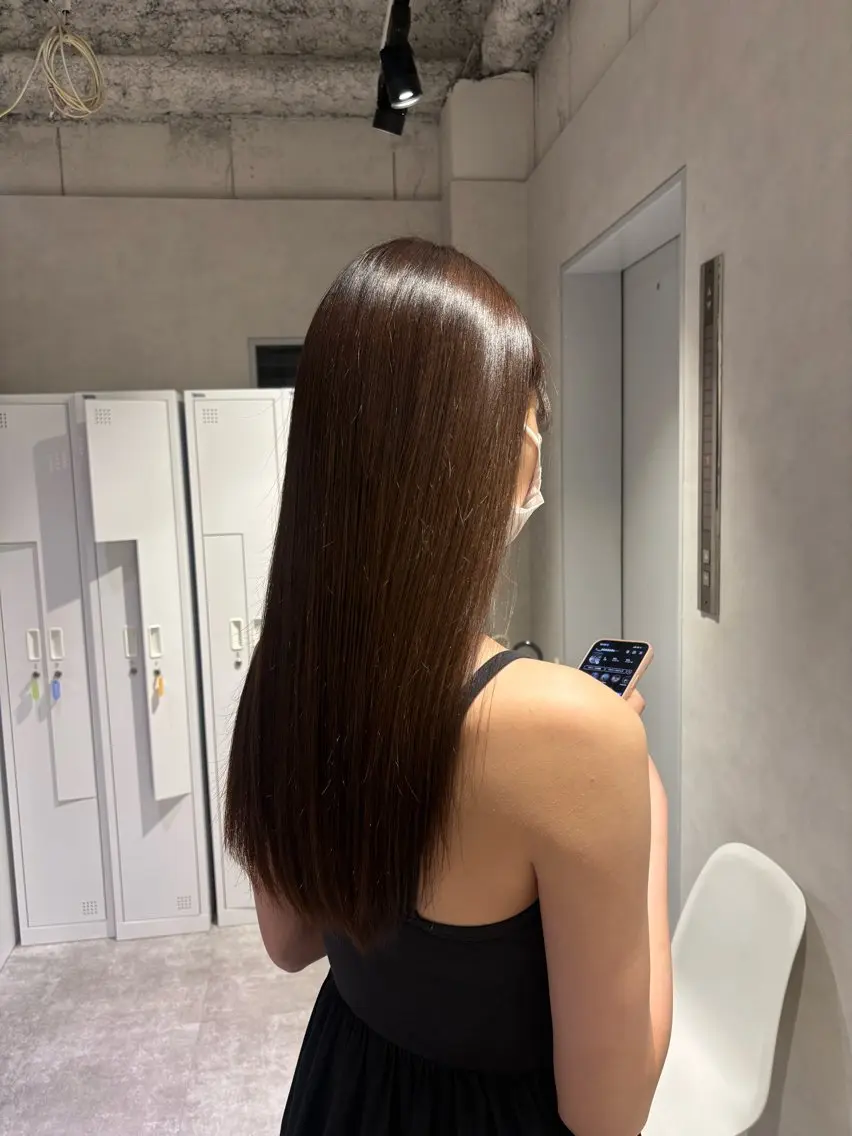 ロング 縮毛矯正 小川 藍 / 🥣⟡ カットモデル募集中のヘアスタイル
