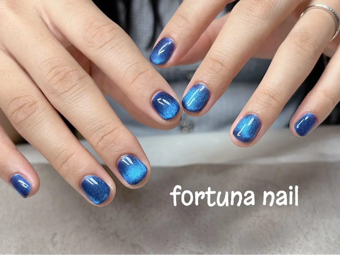 ネイル マグネットネイル Nail •Head スパFortunaのネイルデザイン