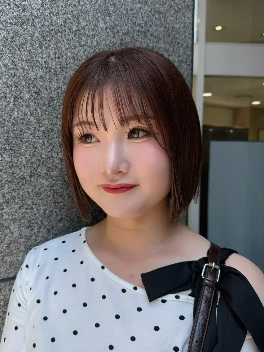 ショート カラー ヘアカラー 韓国レイヤー 🎀ダブルカラーのヘアスタイル