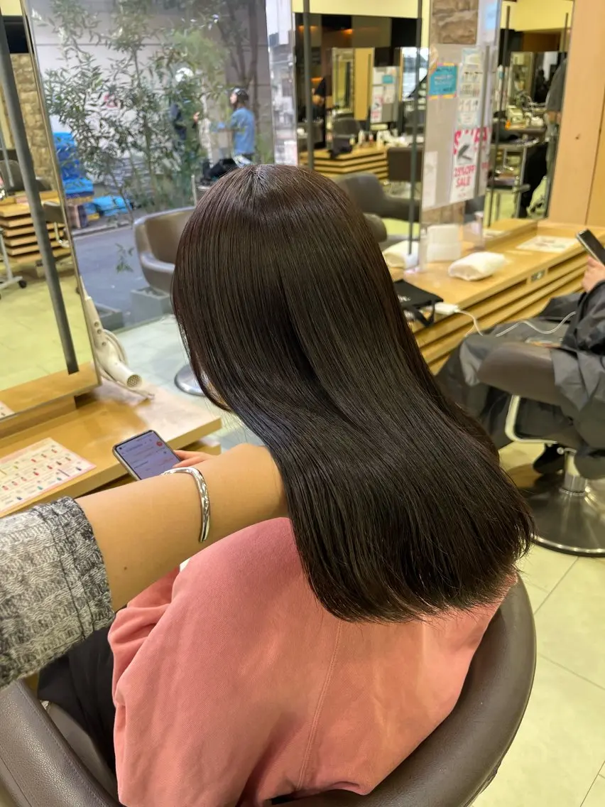 ロング カラー ヘアカラー トリートメント ヘアセット/透明感 カラー/あんりんのその他イメージ