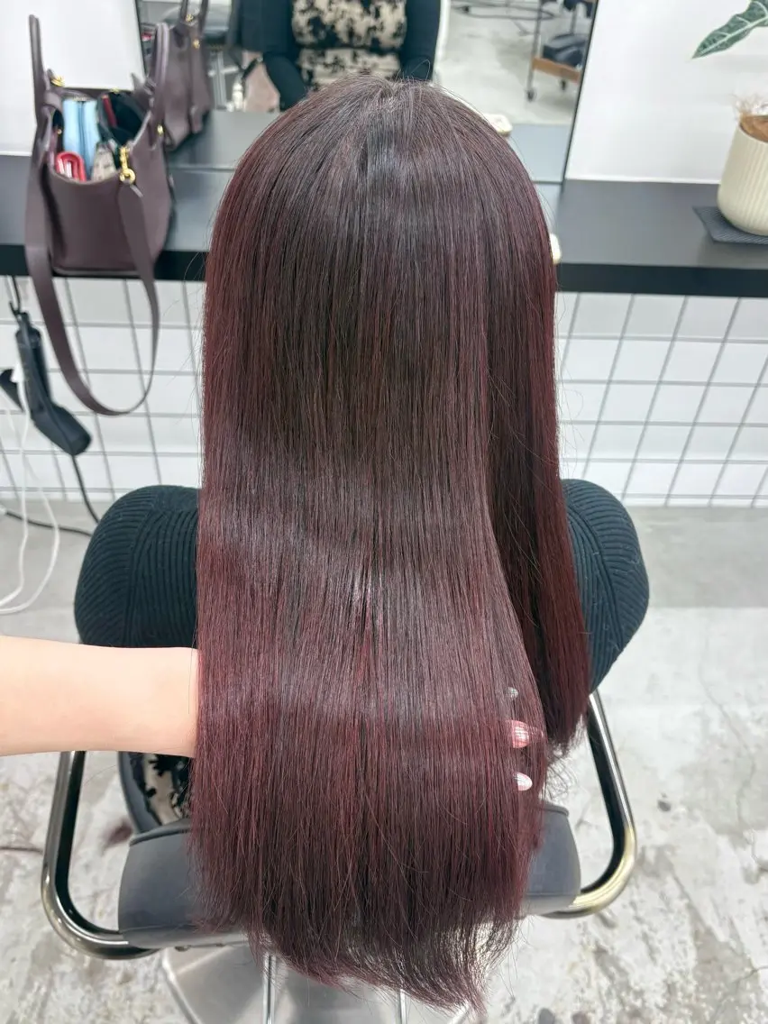 ロング カラー ブリーチ ブリーチなしカラー ヘアカラー 矢場町/8時-22時 JILLSTUDIOのヘアスタイル