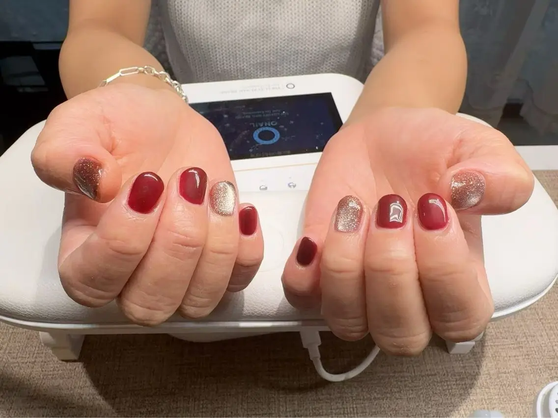 【ハンド】ワンカラー&マグネット組み合わせカラーコースの写真