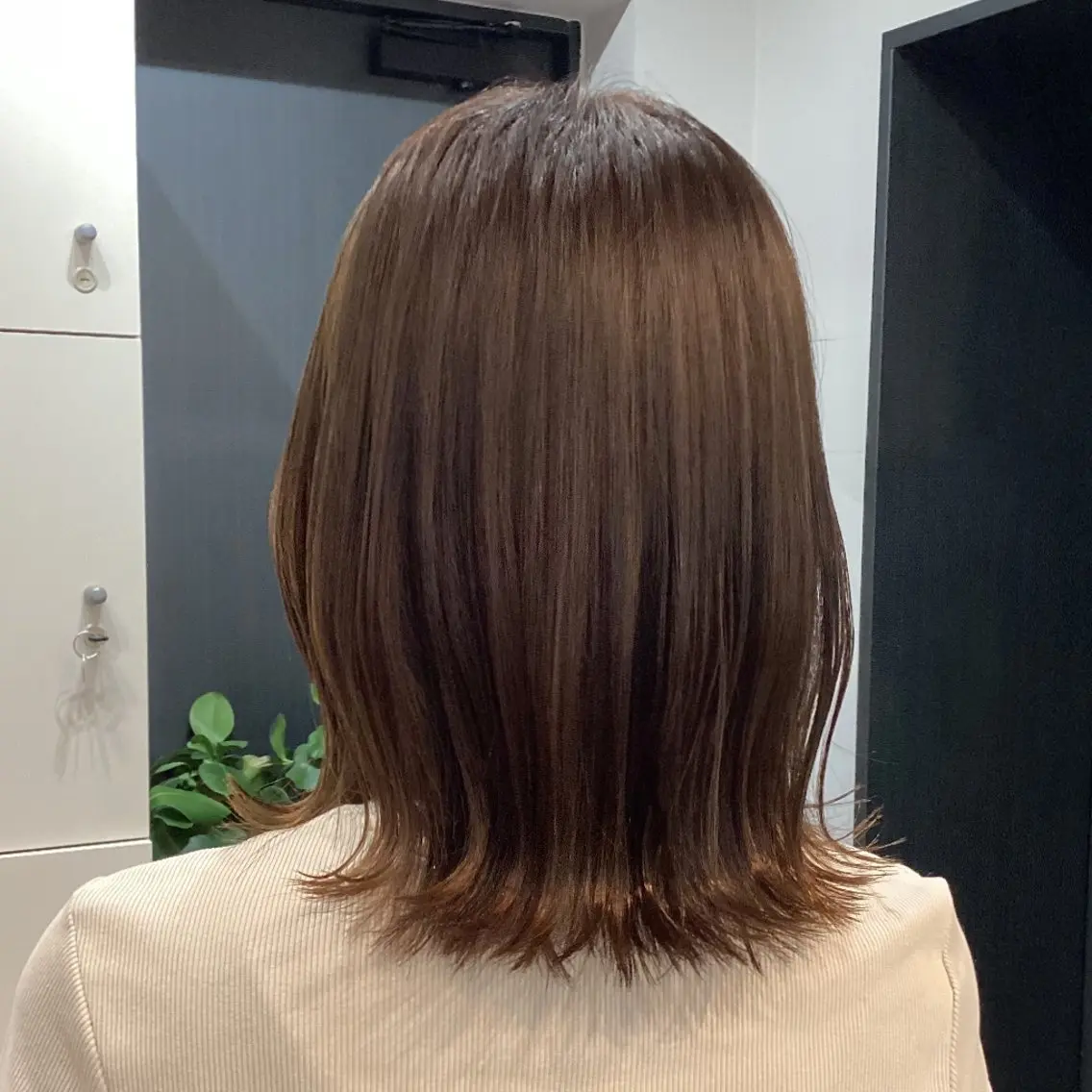 ミディアム カラー カット ヘアカラー トリートメント ヘアアレンジ/柔らか 艶カラー/AKARIのヘアスタイル
