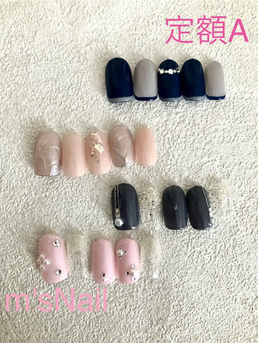 ネイル ジェルネイル パラジェル ハンドネイル m'sNail 福岡西区 ネイルのネイルデザイン