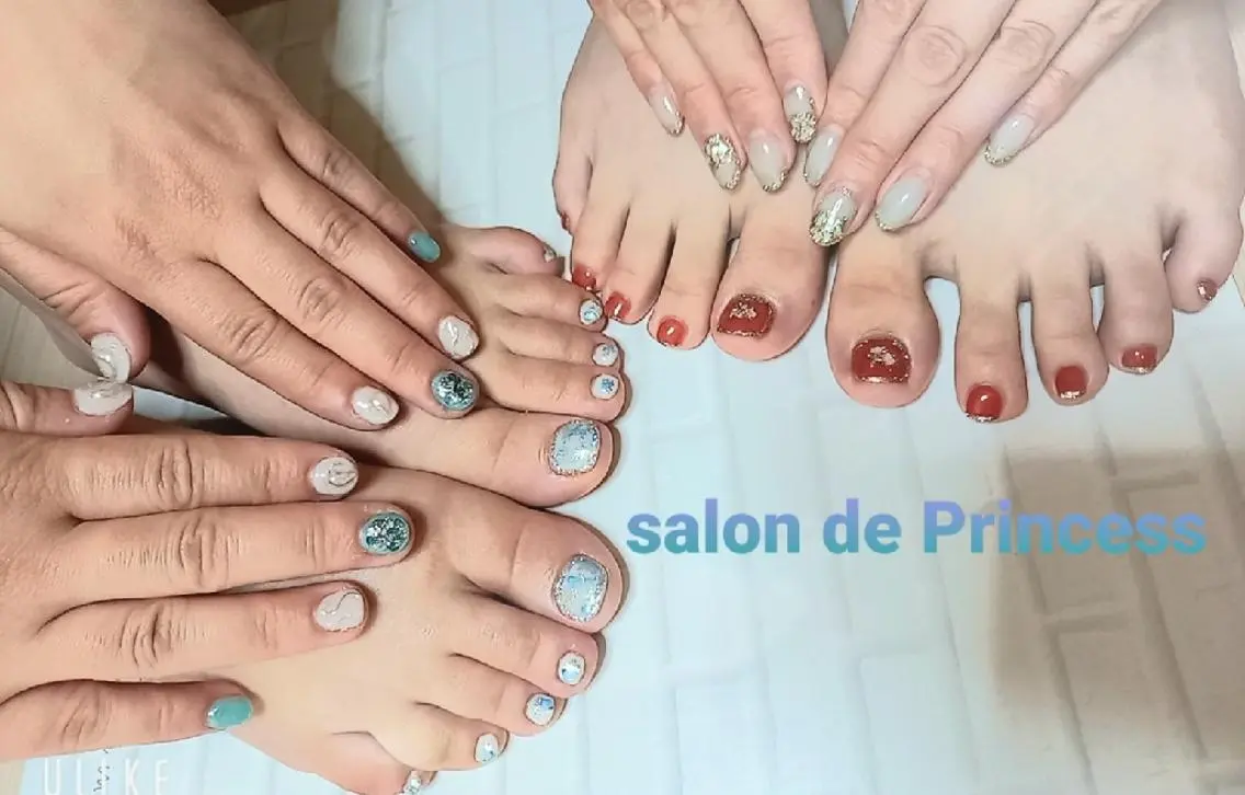ネイル フットネイル salon de  Princessのネイルデザイン