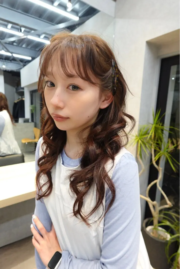 ロング カット ヘアカラー トリートメント ✳︎透明感カラー✳︎ ボブ✳︎nanaのヘアスタイル
