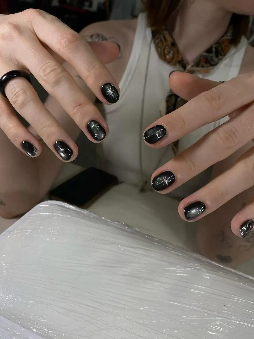 ネイル マグネットネイル ハンドネイル ハンドケア Hazuki nailのネイルデザイン