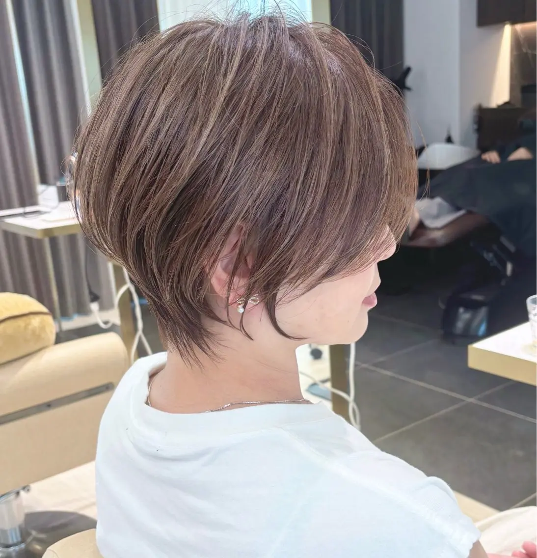 ショート ショートヘア ショート/ 山見陽のヘアスタイル