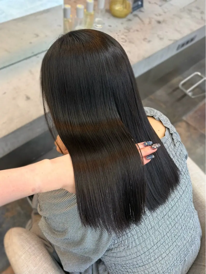 セミロング 浦和韓国モデル 募集中🪽Rinのヘアスタイル