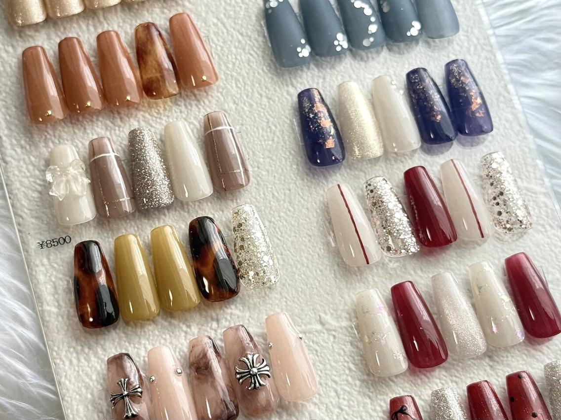 オフあり◇autumn Trend Design12種🍁⟡.·*. ¥8000~(+1000円パラジェル変更◎)の写真