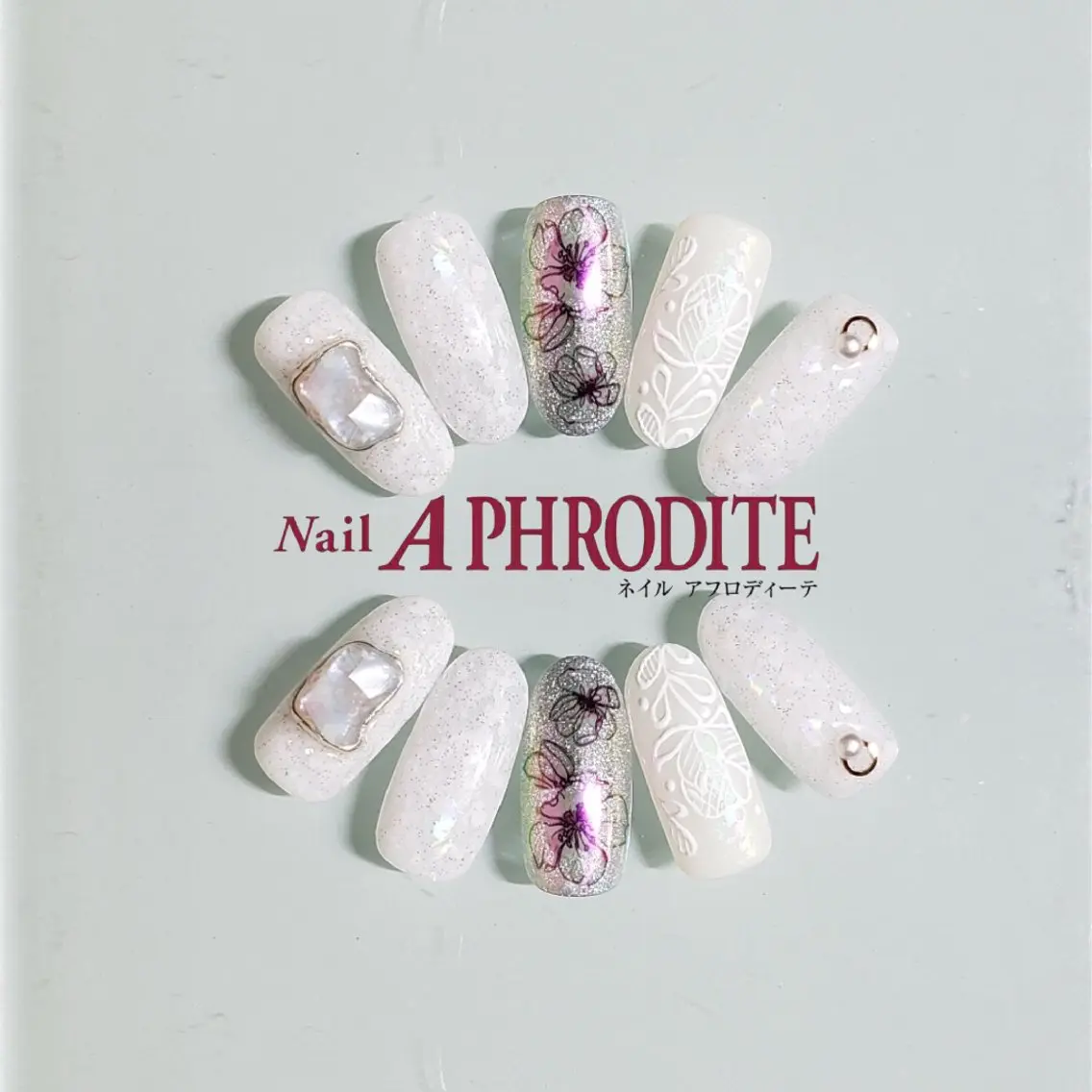 ネイル ジェルネイル ニュアンスネイル スカルプネイル ソフトジェル ネイルチップ ハンドネイル Nail Aphroditeのネイルデザイン
